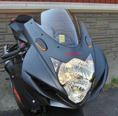 NEW RAGE CYCLES Mirror Block Off Turn Signals Suz GSXR-MBO