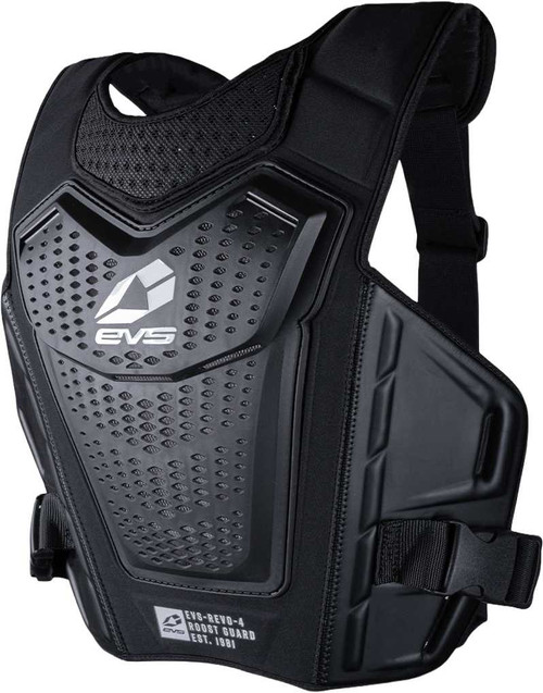 EVS Revo 4 Roost Deflector Black/White Lg/Xl RV4-BK/WH-L/XL