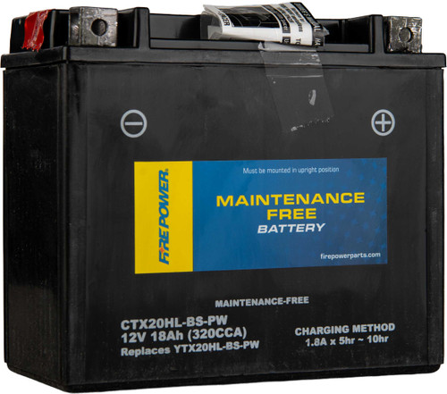 FIRE POWER Battery Ctx20Hl-Bs-Pw Maintenance Free CTX20HL-BS-PW