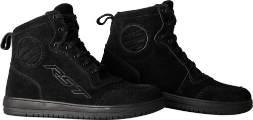 RST Hitop Moto Sneaker Ce Boot Black Suede Sz 11.5 103052BLK-45