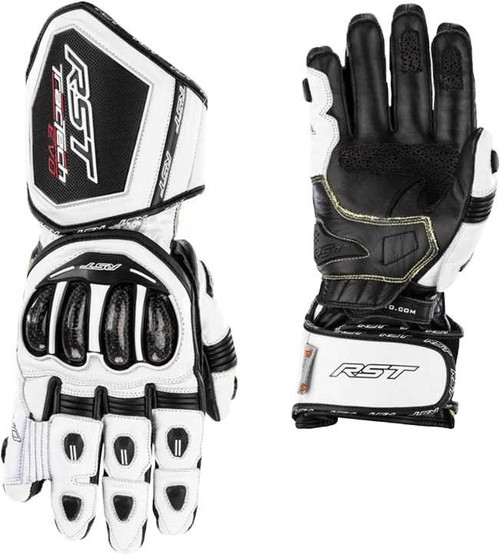 RST Tractech Evo 4 Ce Glove White/White/Black Xs 102666WHI-07