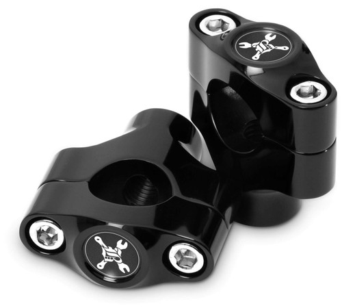 BURLY BRAND Hawk Risers Set - Black B12-8014B