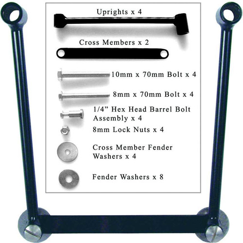 WILLIE & MAX Universal Hard Mount Kit Pair 58633-00