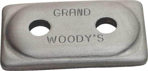 WOODYS Double Grand Digger Support Plates Aluminum 48/Pk ADG-3775-48