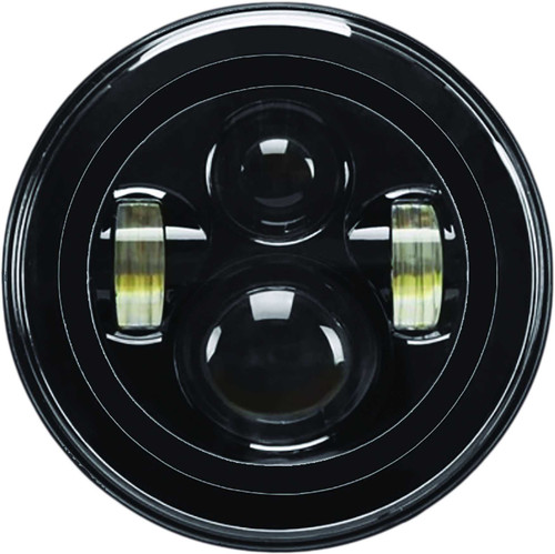 PATHFINDER High Definition 7" Led Headlight Black HD7MB
