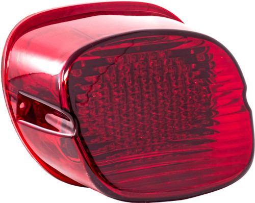 LETRIC LIGHTING CO Delux Slantback Led Tailght Red Lense LLC-DS-R