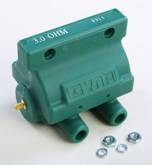 DYNATEK Ignition Coil 3 Ohm Dual Plug Hd DC6-1