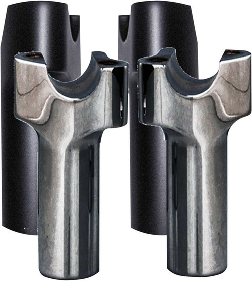 WILD 1 Chubby 3.5" Straight Risers Black WO529B