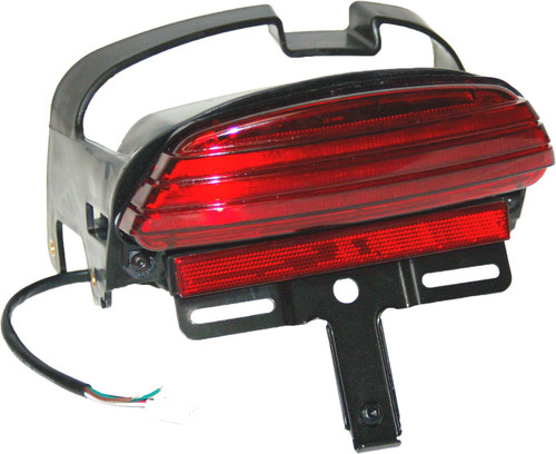 LETRIC LIGHTING CO Softail Led Tailight Red Lense LLC-STTL-RS