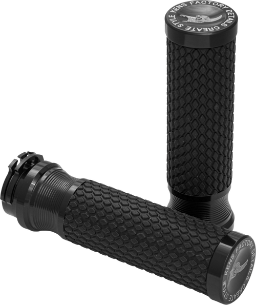 KENS FACTORY Nl Grips Course Knurl Cable 1" KFG-04