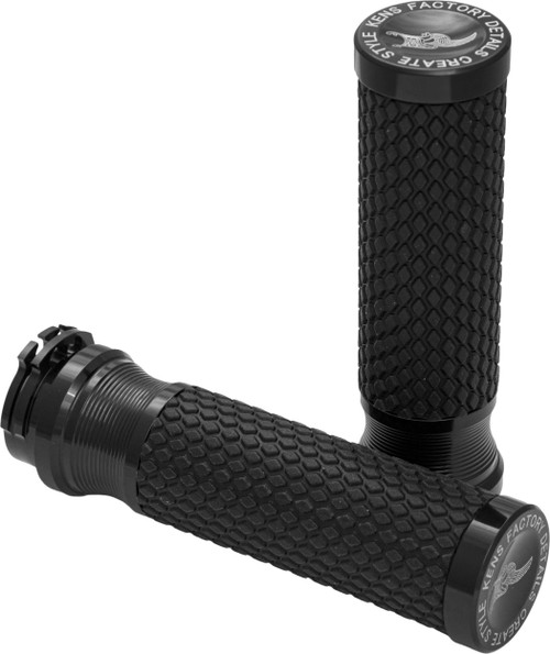 KENS FACTORY Nl Grips Course Knurl Cable 1" KFG-04