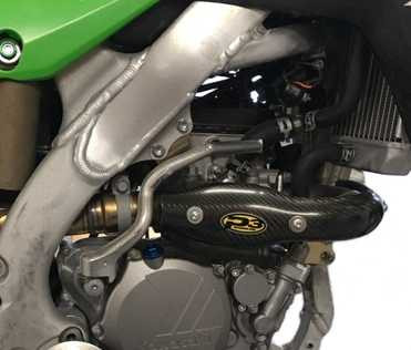 P3 Heat Shield Carbon Stk Pipe Kaw 206056