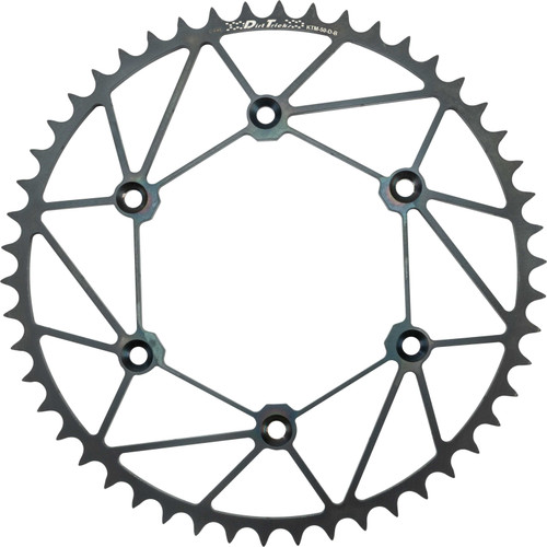DIRT TRICKS Rear Sprocket Chromoly 47T-520 Blk Ktm/Hus/Gas KTM-47-D-B