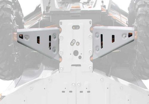 RIVAL POWERSPORTS USA Front A-Arm Guards Alloy Pol 24.7448.2-8