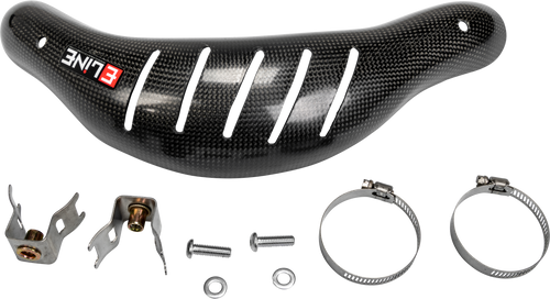 E-LINE ACCESSORIES Carbon Fiber Heat Shields Hus/Ktm MHS350SXF