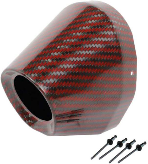 PRO CIRCUIT Carbon End Cap Red 1 3/4" I.D. PC4022-0010