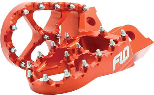 FLO MOTORSPORTS Pro Series Foot Pegs Orange Ktm/Hus FPEG-795-2 ORG