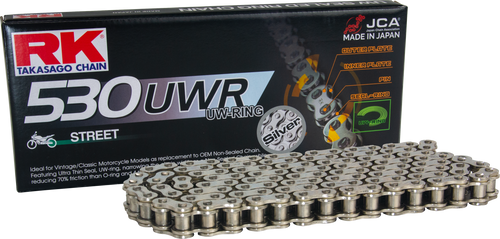RK EXCEL Sv530Uwr Drive Chain Silver 530 X 100 SV530UWR-100