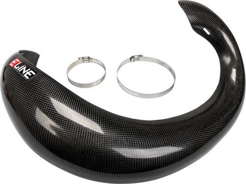 E-LINE ACCESSORIES Carbon Fiber Pipe Guards Gas/Hus/Ktm MPG25019
