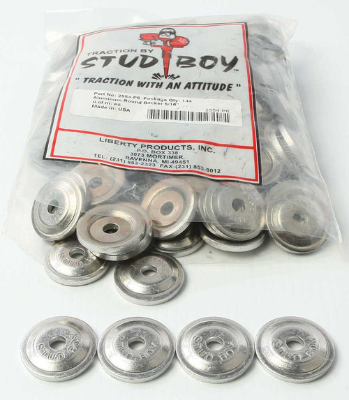 STUD BOY Power Plate Round Backers 144/Pk 2554-P6