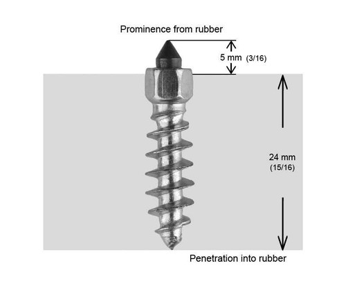 IGRIP 1"-25Mm Standard Screw Studs Qty 150 ST-25150R