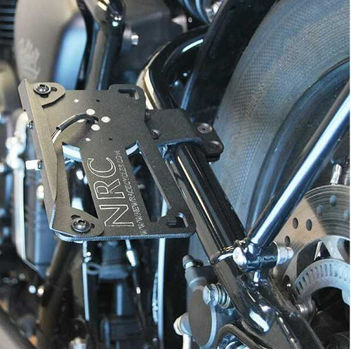NEW RAGE CYCLES Side Mount License Plate Tri BOBBER-SIDE