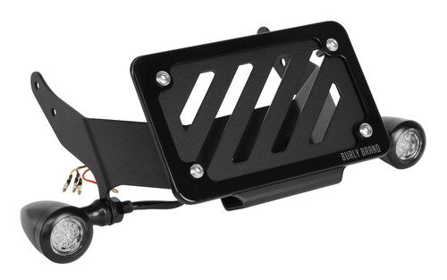 BURLY BRAND Slash Cut Lic Plt Kit With Ts Black B13-3000TFB