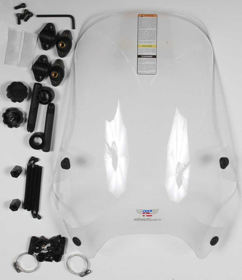NATIONAL CYCLE Streetscreen 1" Clear N25012