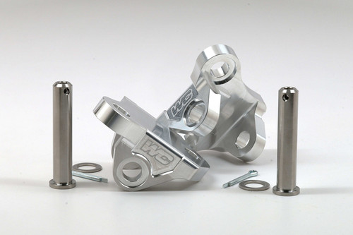 WORKS Aluminum Foot Peg Mounts Yz 2 Strokes 20-513