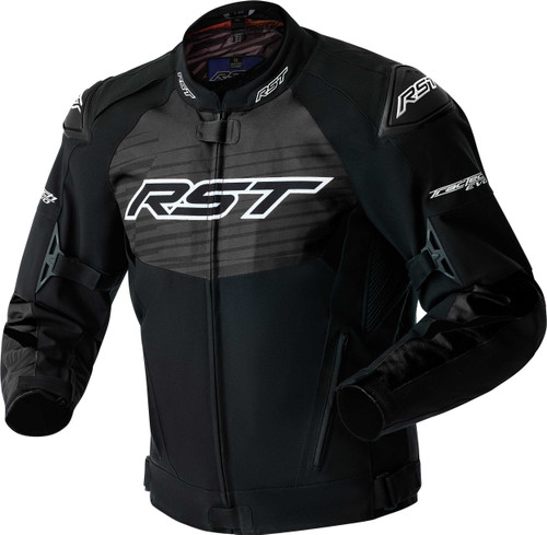 RST Tractech Evo D3O Jacket Black/White Textile Sm 103640WHI-40