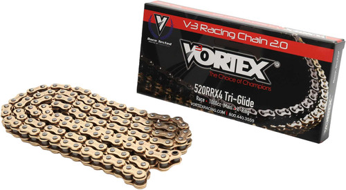 VORTEX Chain Rx4 X-Ring 520-120L Gold G520RRX4-120