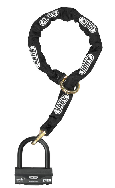 ABUS Granit 58 12Ks Lock & Chain Black 32870