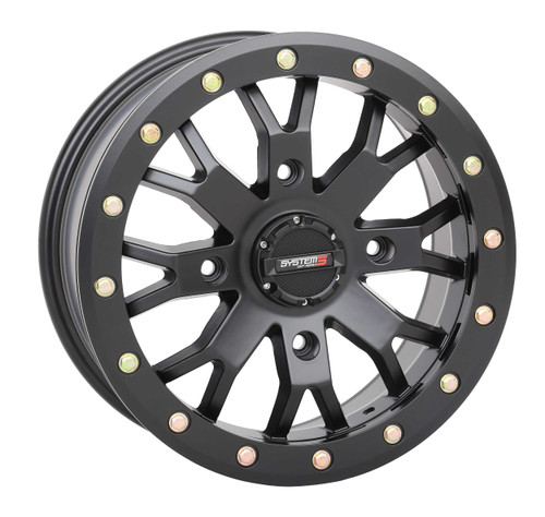 SYSTEM 3 Sb4 Bl Wheel 14X7 4+3 (+15Mm) 4/156 Matte Black 14S3-3157