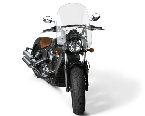 NATIONAL CYCLE Spartan Windshield 18.5" Clear Quick Release Indian N21203
