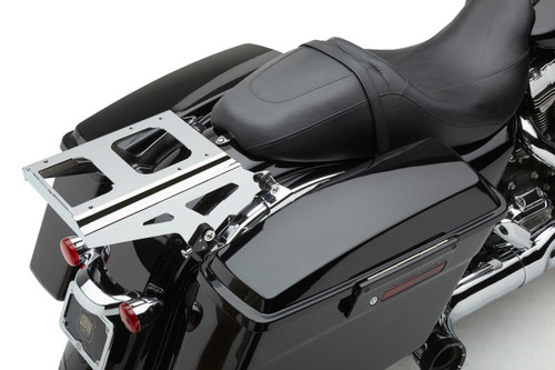 COBRA Detach 2-Up Tour Pack Mount Chrome Flh/Flt 09-13 602-2701
