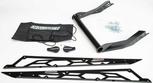 STRAIGHTLINE Hide 'N' Go Rear Bumper Pol 163" Black 182-115