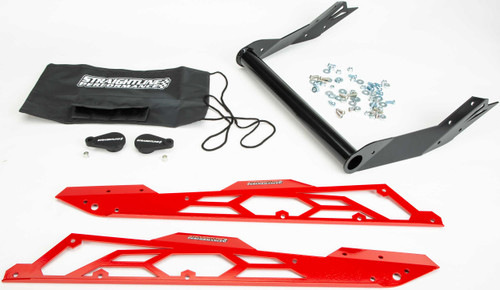 STRAIGHTLINE Hide 'N' Go Rear Bumper S-D 146" Red 183-234-RED
