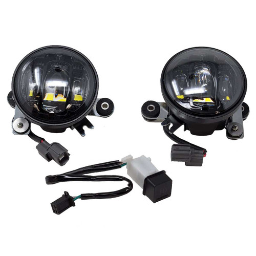 PATHFINDER Led Fog Light Kit Black Smoke Lens Hon FG105B