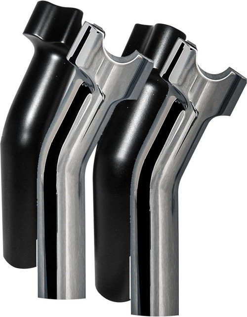 WILD 1 Chubby 5.5" Pullback Risers Chrome WO527