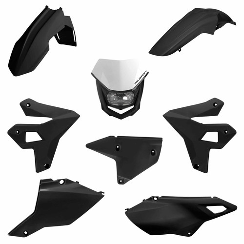 POLISPORT Restyling Kit W/Halo Headlight Black Suz Drz400 91591