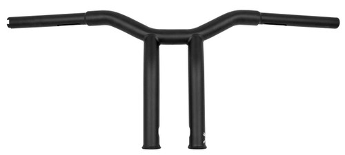 BURLY BRAND Dominator Raked Bar 10" 1.25" Matte Black B12-6051SB