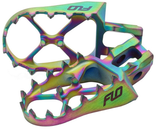 FLO MOTORSPORTS Titanium Foot Pegs Jet Fuel Yam TI-793JET