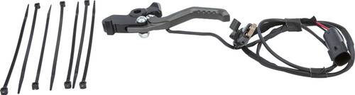 SPG Skinz Adjustable Brk Lever S-D Heated Billet Graphite S/M SDBLH105-GR