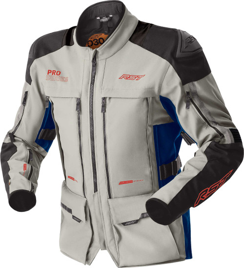 RST Ps Adventure D3O Jacket Silver/Blue Textile Xl 103599SIL-46