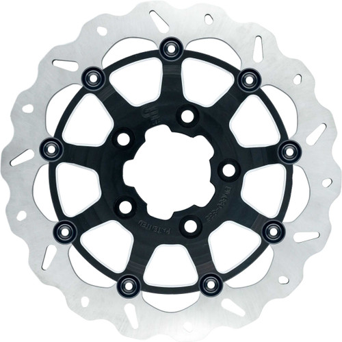 GBRAKES Rotor 13" Floating Wave Radial Fr Black GBDU011