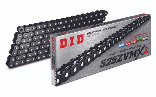 D.I.D Chain 525Zvm-X2 Bk&Bk-130Zb 525ZVMX2B130