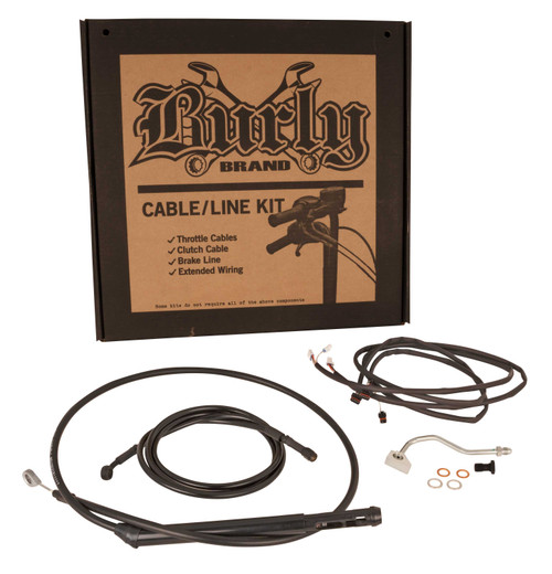 BURLY BRAND Cntrl Kit 15" Bagger Blk `21-22 Flht/Cu/K/Kl Flhx/S W/ B30-1315