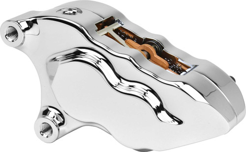 HAWG HALTERS INC 4 Piston Front Caliper L/H Chrome W/ 11.8" Rotor LHSCC5018