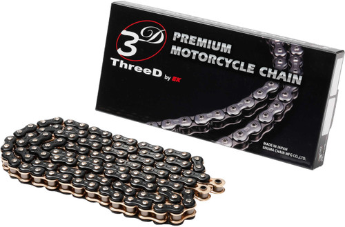 EK Chain Gp Rv Nx2-Ring 520-120L Blk/Gld 520RV3D-120KG