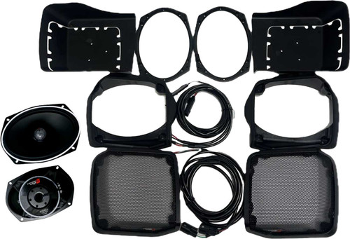 CERWIN VEGA 6"X9" Cut In Lid Kit W/ Ph694 2014-2023 Flh/T Bags RPMPH694LK